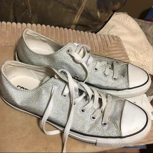 Silver Converse